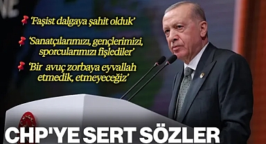 Cumhurbaşkanı Erdoğan'dan CHP'ye Sert Sözler: 'Faşist Dalgaya Şahit Olduk; Sanatçılarımızı, Gençlerimizi Fişlediler'