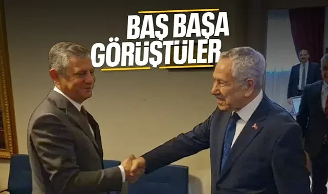 Özgür Özel, Bülent Arınç'la bir araya geldi