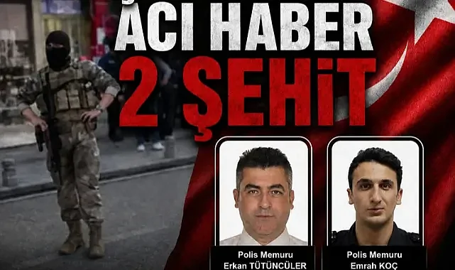 ÇORLU'DA 2 POLİS ŞEHİT..